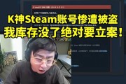 水晶哥Steam账号被盗 慌乱直言：我的库存里有几十万呀！